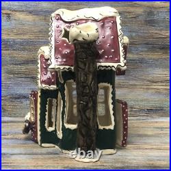 Blue Sky 2001 Polar Bears BDB North Pole Tealight Holder Heather Goldminc 8