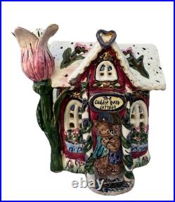 Blue Sky THE CUDDLE BEAR Cottage Candle Heather Goldminc-2002 BEAUTIFUL