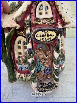 Blue Sky THE CUDDLE BEAR Cottage Candle Heather Goldminc-2002 BEAUTIFUL