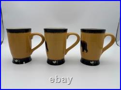 Brushwerk's Bear Mug by Big Sky Carvers 5 5/8 Tall Discontinued Lot of 3