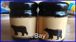 Brushwerks Stones are By Big Sky Carvers Bear Salt And Pepper Shakers
