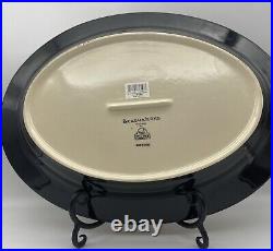 Brushwerks Stoneware Black Bear Oval Platter by Big Sky Carvers