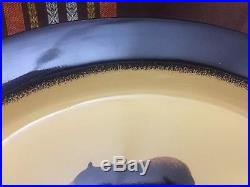 Brushwerks Stoneware by Big Sky Carvers Bear Oval Serving platter/tray 16