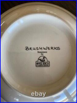 Brushwerks by Big Sky Carvers Stoneware Dinner Plate(s)