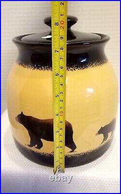 Brushwerks by Big sky Carvers. Bear Canister. Large