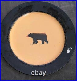 Cabinware Brushwerks By Big Sky Carvers Bear Dinner Plate