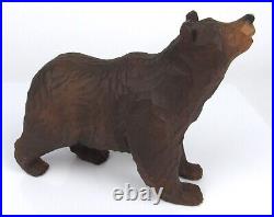 Carved Wood Grizzly Bear Big Sky Montana German Schnetter 8