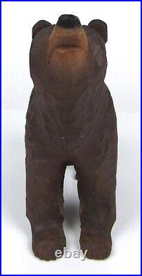 Carved Wood Grizzly Bear Big Sky Montana German Schnetter 8