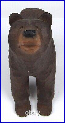 Carved Wood Grizzly Bear Big Sky Montana German Schnetter 8