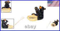 Ceramic Bear Spoon Holder by Big Sky Carvers