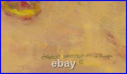 Charles Winfield Miller Original Native Americn Oil Painting Running Bear Charles Winfield Miller Original Native Americn Oil Painting Running Bear