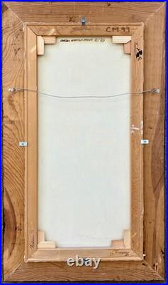 Charles Winfield Miller Original Native Americn Oil Painting Running Bear