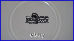 Chip & Dip 2 piece Serving Dish Big Sky Carvers Bears Porcelain
