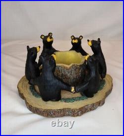 Circle of Bears Jeff Fleming Big Sky carvers early production Bear Foots