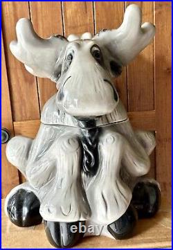 Collectible Phyllis Driscoll Big Sky Carvers Bearfoots Tabletop Moose Cookie Jar