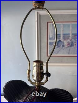 Colorado Carving Company Wood Bear Carved Statue Table Lamp 36 By Dale Traut