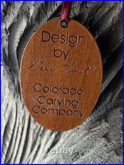 Colorado Carving Company Wood Bear Carved Statue Table Lamp 36 By Dale Traut