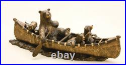 DEMDACO Bear Canoe Trip Sculpture