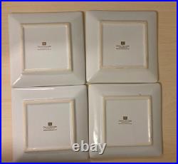 Dean Crouser Bear Plates Big Sky Carvers 7 in Square Signed Set of 4