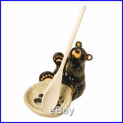 Demdaco 30150060 Big Sky Carvers Bear Spoon Holder, Multicolored