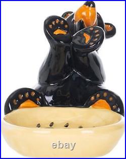 Demdaco Big Sky Carvers Bear Spoon Holder, Multicolored