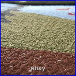 Donna Sharp's Bear Lake Throw Sky Blue, Sage 50 x 60