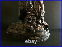 Fleming Big Sky Carvers Who's Fish Grizzly Bear Bald Eagle Sculpture Figurine