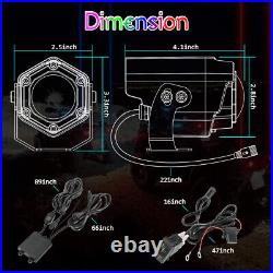 For 2023 Kawasaki Teryx KRX4 1000 KRT1000 eS Sky Tracer 2x Spot RGBW Laser Light