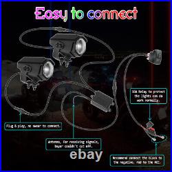 For 2023 Kawasaki Teryx KRX4 1000 KRT1000 eS Sky Tracer 2x Spot RGBW Laser Light