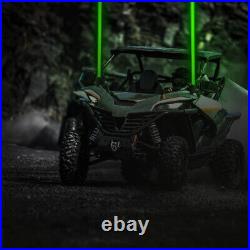 For Polaris Ranger XP Sky Tracer Spot Beam 2x RGBW Laser Whip Light Pods Offroad For Polaris Ranger XP Sky Tracer Spot Beam 2x RGBW Laser Whip Light Pods Offroad