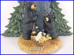 Forest Nativity Bear Family Big Sky Carvers 12 Figurine Bearfoots Jeff Fleming