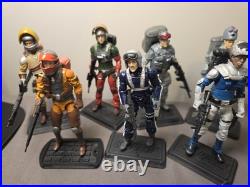 GI JOE CUSTOM SKY PATROL x7 FIGURES LOOSE COMPLETE