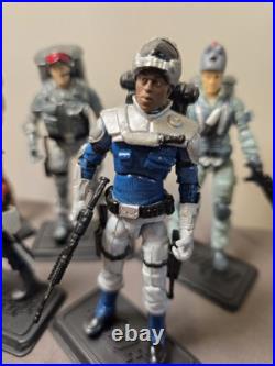 GI JOE CUSTOM SKY PATROL x7 FIGURES LOOSE COMPLETE