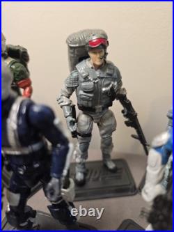 GI JOE CUSTOM SKY PATROL x7 FIGURES LOOSE COMPLETE