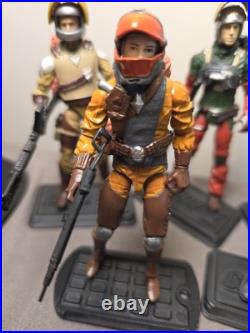 GI JOE CUSTOM SKY PATROL x7 FIGURES LOOSE COMPLETE