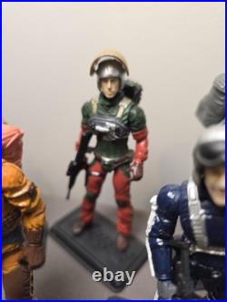 GI JOE CUSTOM SKY PATROL x7 FIGURES LOOSE COMPLETE