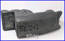 HUGE Big Sky Bear Jeff Fleming Carvers Western Pine Black Bear Shelf Sitter 16