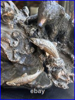 Home Schooled Bear Family By Marc Pierce, Signature Collection. Big Sky Carver