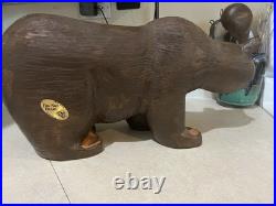 Huge 19 Solid Wood Hand Carved Bear Big Sky Carvers Jeff Fleming Sculpture