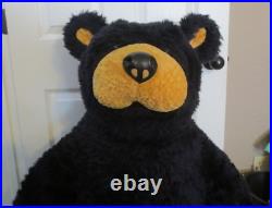 Huge Big Sky Carvers Beareggts Bears Vintage Plush Black Bear 42 tall Huge Big Sky Carvers Beareggts Bears Vintage Plush Black Bear 42 tall
