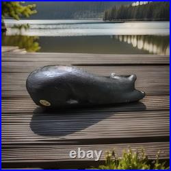 JEFF FLEMING WOOD BIG SKY CARVERS BONNIE WOODEN BEAR CARVING 20 x 7 JEFF FLEMING WOOD BIG SKY CARVERS BONNIE WOODEN BEAR CARVING 20 x 7