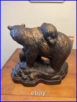 J. M. Fleming 2008 Bear And Her Cubs 12x12 Art