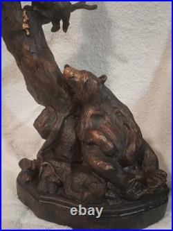 J. M. Fleming Big Sky Carvers Sculpture Bears Cubs Honey 17.5