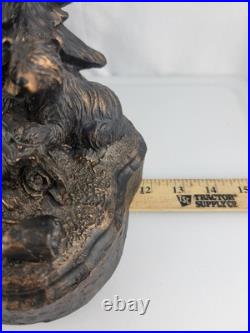 J. M Fleming Big Sky Carvers Sculpture The Tresspassers Bears Tent Trees Art HTF J. M Fleming Big Sky Carvers Sculpture The Tresspassers Bears Tent Trees Art HTF