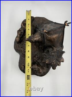 J. M. Fleming Sculpture Collection The Trespassers 2010. Big Sky Carvers