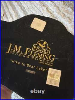 J. M. Jeff Fleming Big Sky Carvers Hike To Bear Lake 2012 Sculpture Collection