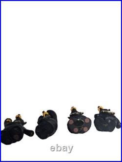 Jeff Fleming BEARFOOTS L O V E Love Line 4 Bear Resin 4 Figurine Set RARE