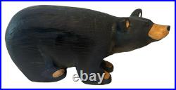Jeff Fleming BLEAR Wood Carving by Big Sky Carvers with Metal with Metal Tag