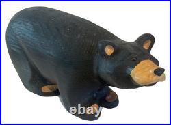 Jeff Fleming BLEAR Wood Carving by Big Sky Carvers with Metal with Metal Tag