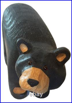 Jeff Fleming BLEAR Wood Carving by Big Sky Carvers with Metal with Metal Tag